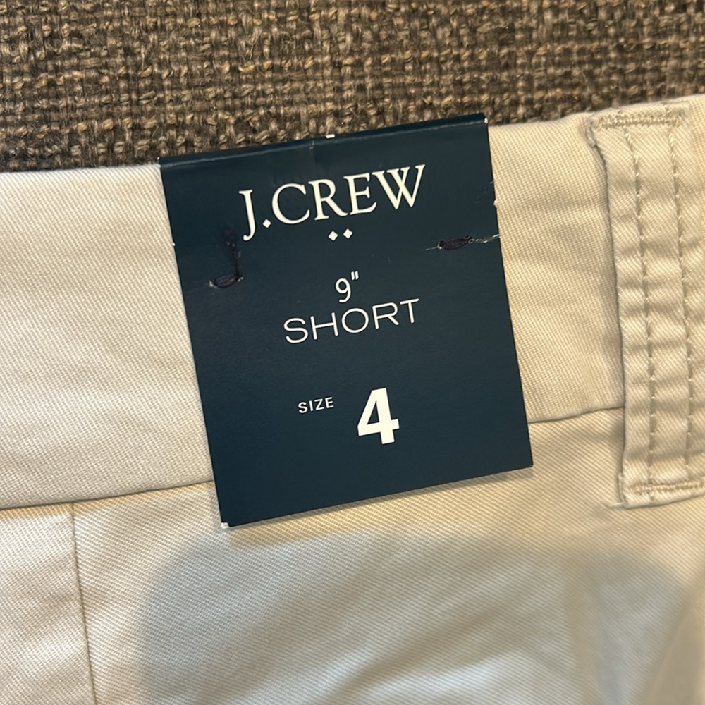 J. Crew White Bermuda Shorts Classic Cotton Blend - Picture 2 of 2